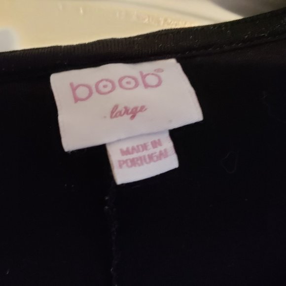 Boob Design Cap Sleeve Nursing Top L - Picture 2 of 4